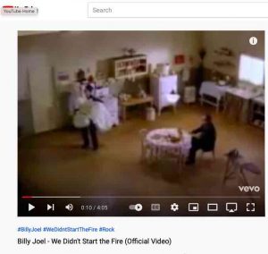 We Didn't Start The Fire