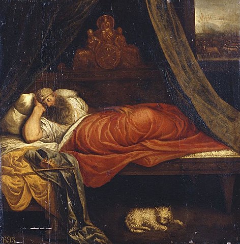 Willem van Herp often painted Biblical scenes. “Pharaoh’s Dream” hints at how God communicates through dreams. Credit: Both this image of and the painting “Pharaoh’s Dream” by Willem van Herp is public domain and housed in the Royal Collection.