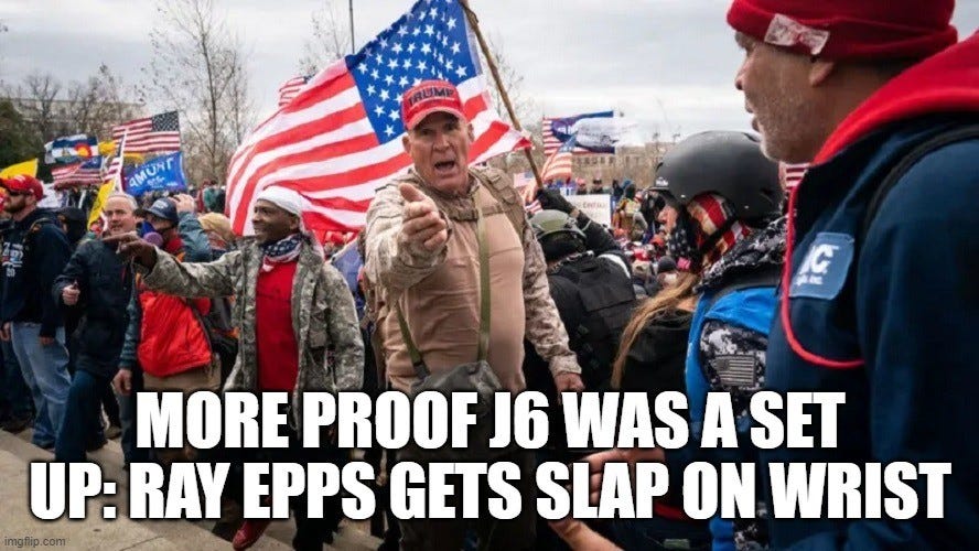 More Proof J6 Was A Set Up: Ray Epps Gets Slap On Wrist