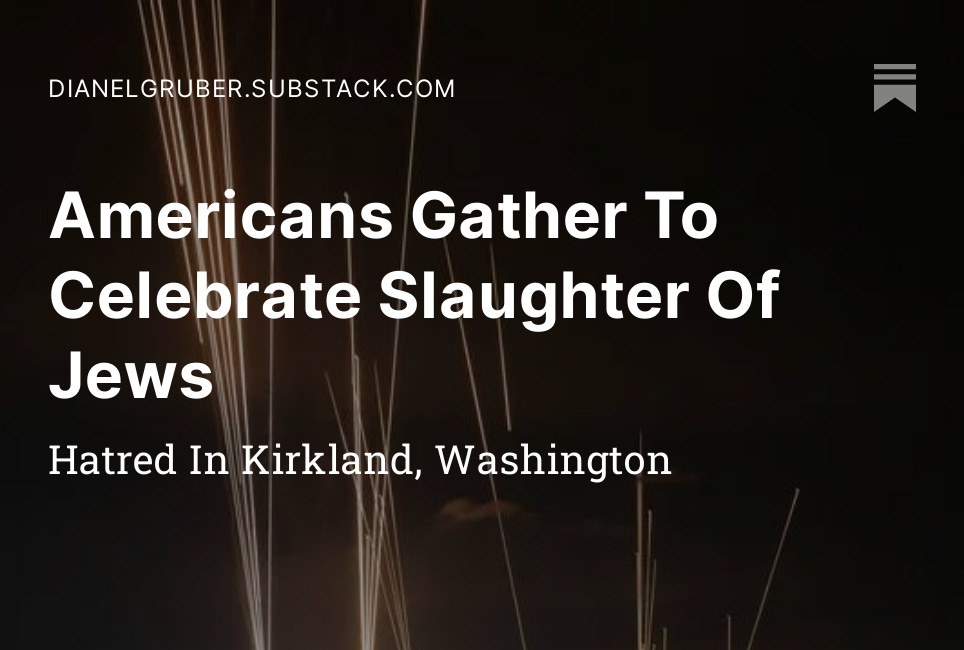 Americans Gather To Celebrate Slaughter Of Jews