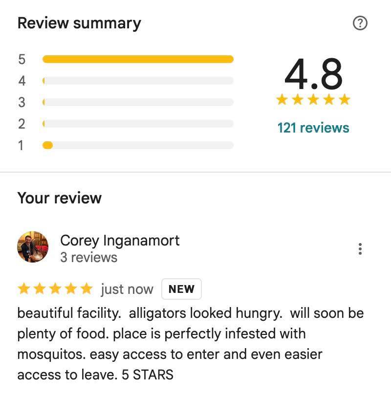 A screenshot of a review AI-generated content may be incorrect.
