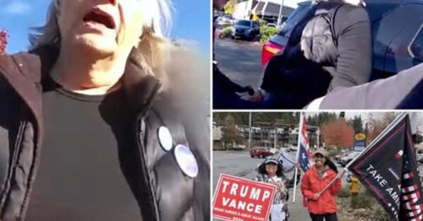 Democrat Privilege Protects White Bigot Who Slugged Two "Of Color" Trumpsters