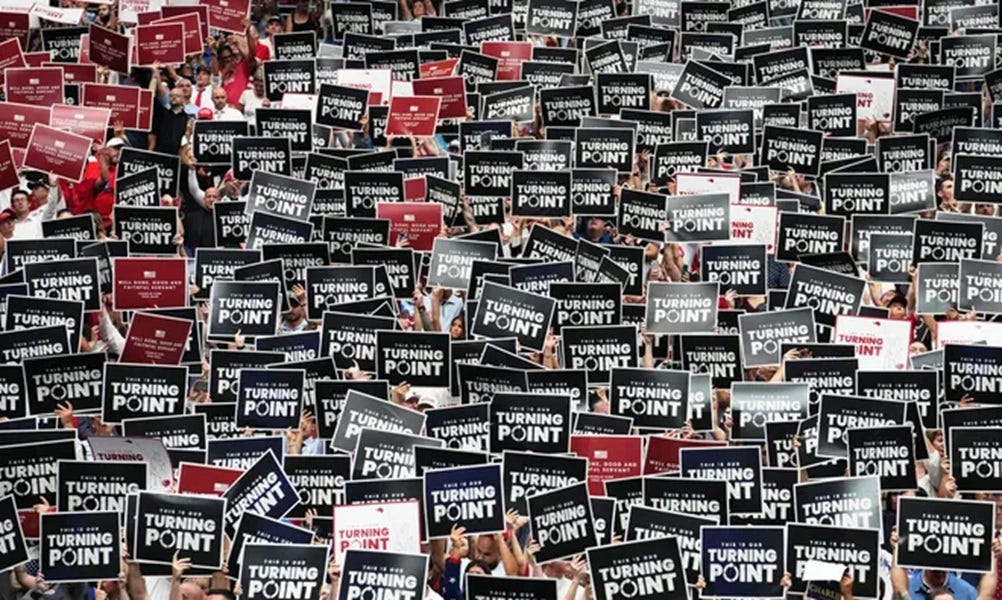 Donald J. Trump: “On September 10th Charlie Kirk became immortal, an evangelical for liberty.” 