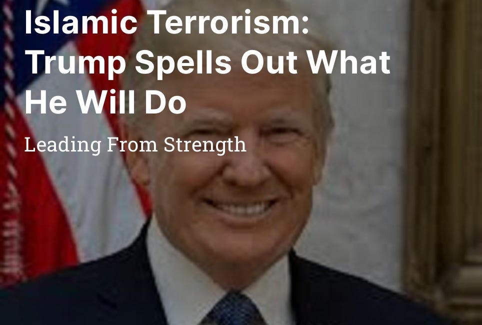Islamic Terrorism: Trump Spells Out What He Will Do