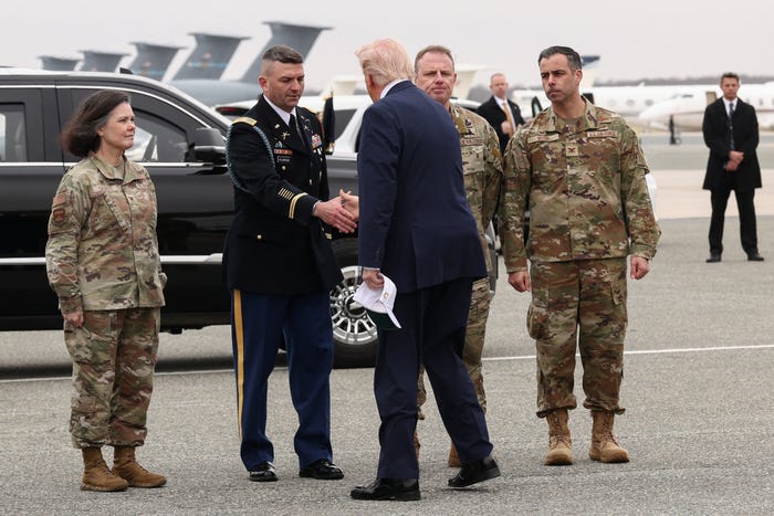 Trump, Vance, Hegseth attend dignified transfer at Dover Air Force Base
