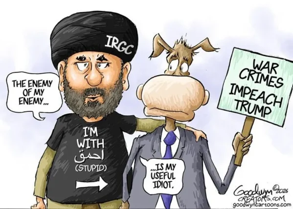 Democrats Join Iran's Tyrants To Sabotage America's Commander In Chief