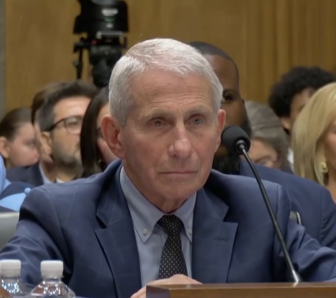 Anthony Fauci appearing before the U.S. Senate, July 29, 2026