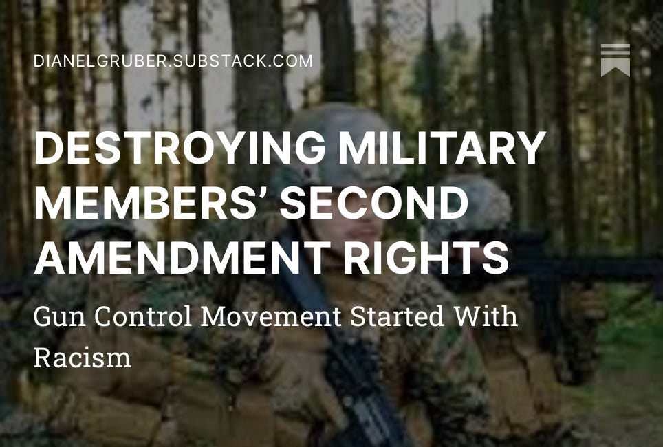 DESTROYING MILITARY MEMBERS’ SECOND AMENDMENT RIGHTS